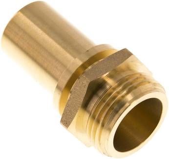 Gewindetülle, EN14420-5 G 1"-25mm, Messing