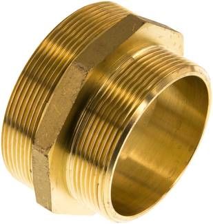 Doppelnippel G 3"-G 2 1/2", 16 bar Messing/Rotguss