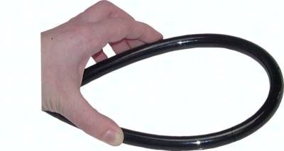 Polyamid-Schlauch flexibel, 15 x 12 mm, schwarz