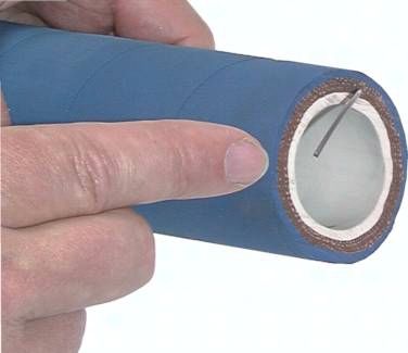 Molkerei-Schlauch (BGVVL) mit Stahlspirale, 40x52mm