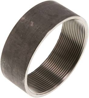 Anschweißmuffe Rp 3"-34,0mm, 1.4571 halb (DIN2986)