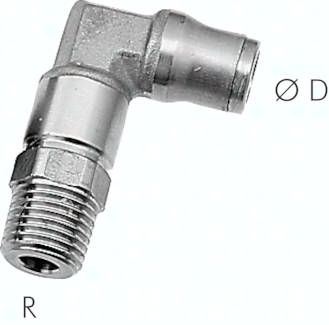 Winkel-Steckanschluss R 3/8"-12mm, Baureihe Edelstahl