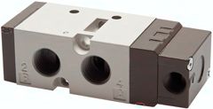 5/2-Wege Pneumatikventil, Federrückstellung, G 1/4" (Pilot u. Abluft G 1/8")