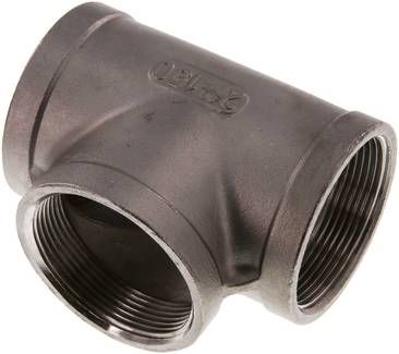 T-Stück Rp 2" (IG), 16 bar 1.4408