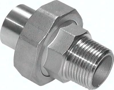 Anschweißverschraubung kon. dicht. R 3/4"(AG)-26,9mm