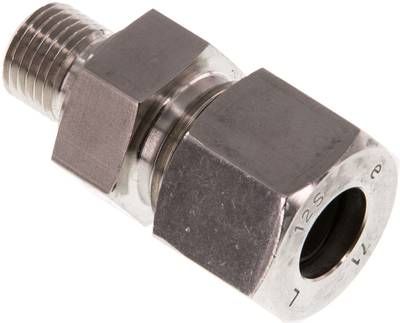 Gerade Schneidringverschr. 12 S-G 1/4", 1.4571