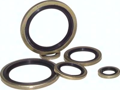 Hydraulik-Dichtring mit FKM-Einlage, für Gewinde G 1 1/4"