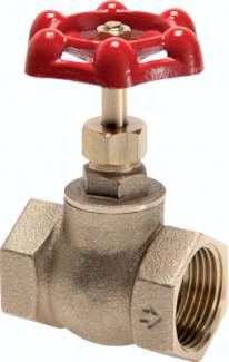 Muffen-Absperrventil, Eco-Line, Messing, G 1/2", PN 10