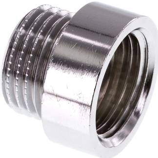 Gewindeverlängerung G 1/2"-10mm, Messing verchromt