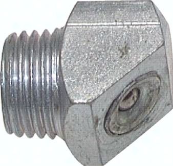 45° Trichterschmiernippel, M 6 (konisch), Stahl verz.