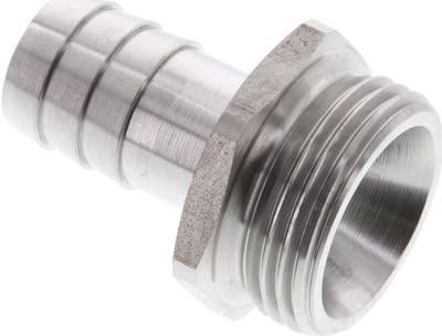 Gewindetülle G 1"-19mm, 40 bar 1.4571