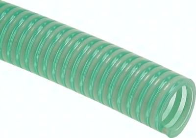 PVC-Saug-Druck-Schlauch mit Hart-PVC-Spirale 100x5,3mm