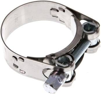 20mm Gelenkbolzenschelle, 47 - 51mm, 1.4016 (W2)