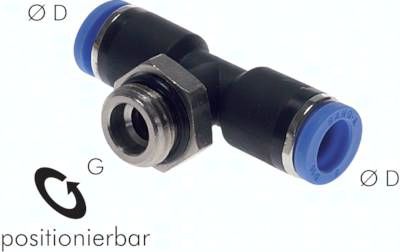 T-Steckanschluss M 3-3mm, IQS-Standard