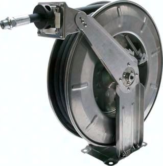 Autom. Schlauchaufroller 12 mtr. 10mm Schlauch,1.4301