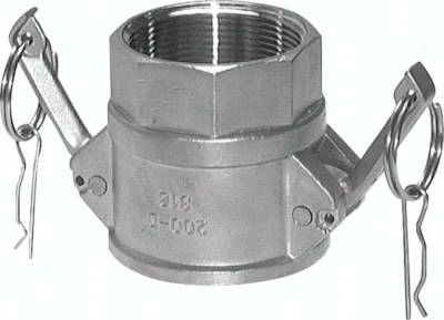 Kamlock-Kupplung (D) Rp 3/4"(IG), Aluminium
