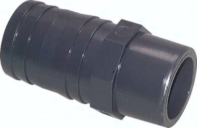 Klebe-Schlauchtülle, PVC-U, 63mm, Schlauch 60mm