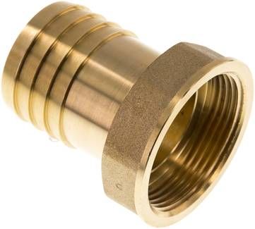 Aufschraub-Schlauchtülle G 1 1/2"-38mm, 16 bar Messing