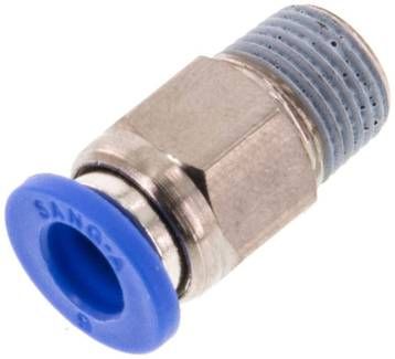 Gerader Steckanschluss R 1/8"-6mm, IQS-Standard