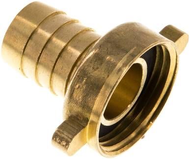 2/3-Schlauchtülle, mit Mutter G 1"-19mm, gerade