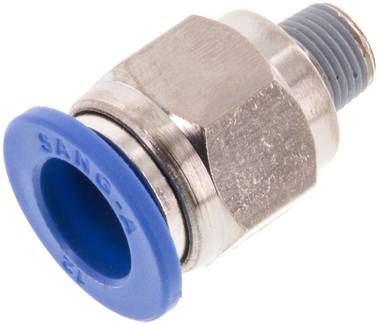 Gerader Steckanschluss R 1/8"-12mm, IQS-Standard