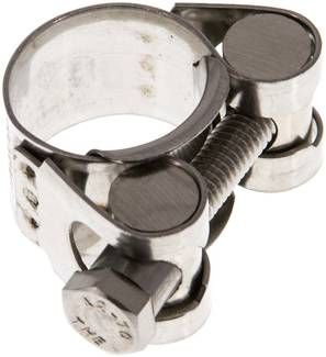 18mm Gelenkbolzenschelle, 19 - 21mm, 1.4301 (W4)