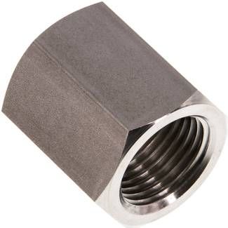 Muffe G 1/2"-G 1/2", 40 bar 1.4571