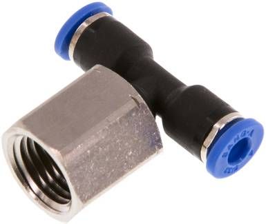 T-Steckanschluss, Innengew. G 1/4"-4mm, IQS-Standard