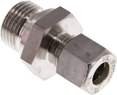 Gerade Schneidringverschr. 10 L-G 1/2", Klemmring 1.4571 (NC)