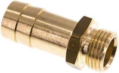 Gewindetülle G 1/2"-19mm, 16 bar Messing