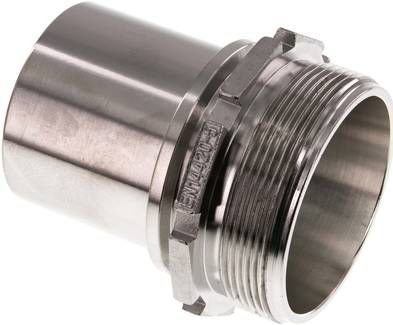 Gewindetülle, EN14420-5 G 2 1/2"-63mm, 1.4401