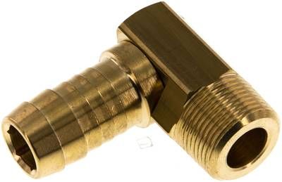 Winkel-Gewindetülle M 24 x 1,5 (konisch)-19mm, Messing