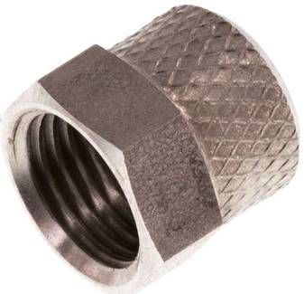 CK-Überwurfmutter 6 x 4mm(M 10 x 1), 1.4571