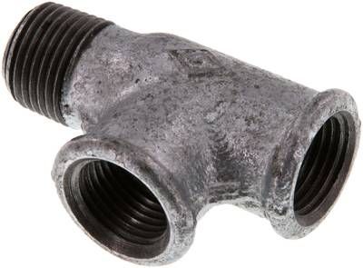 LE-Einschraubstück Rp 1/2"(IG)-R 1/2"(AG), 25 bar Temperguss verzinkt