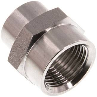 Muffe G 3/8"-G 1/4", 40 bar 1.4571