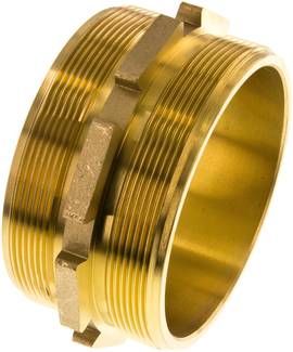 Doppelnippel G 4"-G 4", 16 bar Messing/Rotguss