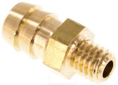 Gewindetülle M 5-6mm, 16 bar Messing