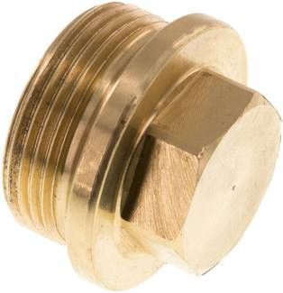 Verschlussstopfen Außenskt. G 1 1/4", 16 bar Messing