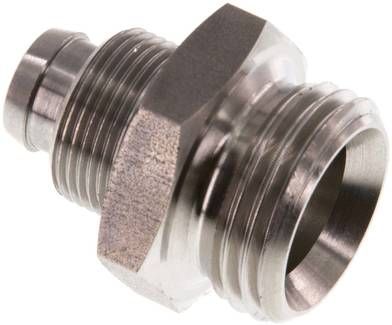 Gerades Gewindestück G 1/2"-12 x 10mm, 1.4571 ohne Mutter