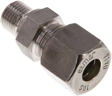 Gerade Schneidringverschr. 10 S-G 1/4", Klemmring 1.4571 (NC)