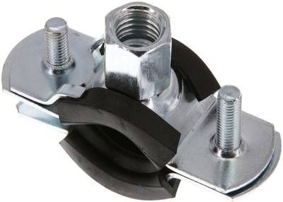 Rohrschelle 12 - 15mm,Stahl verzinkt mit Einlage, FISCHER