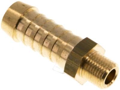 Gewindetülle M 8 x 0,75-9mm, Messing