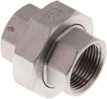 Verschraubung flach dichtend Rp 3/4" (IG),16 bar 1.4408