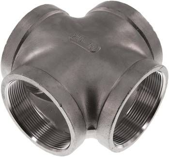 Kreuzstück Rp 2 1/2" (IG), 16 bar 1.4408