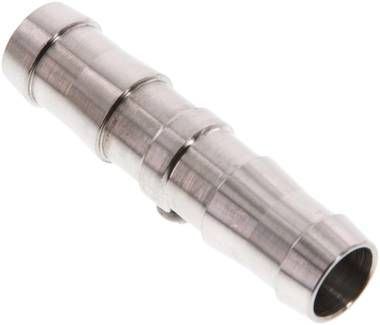 Schlauchverbindungsrohr 13mm-13mm, 1.4571