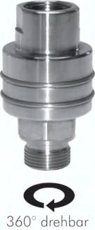 Hochdruck-Drehgelenk G 1/4", 1.4571