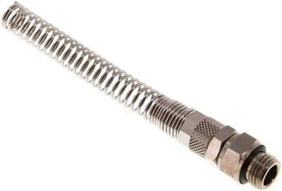 Gerade Drehverschraubung G 1/4"-8 x 6mm mit Knickschutz