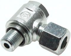 Winkel-Schwenkverschraubung 6 L-G 1/8", Stahl verzinkt