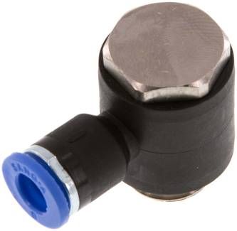 Winkel-Steckanschluss G 1/4"-6mm, IQS-Standard