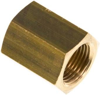 Muffe G 3/8"-G 3/8", 16 bar Messing